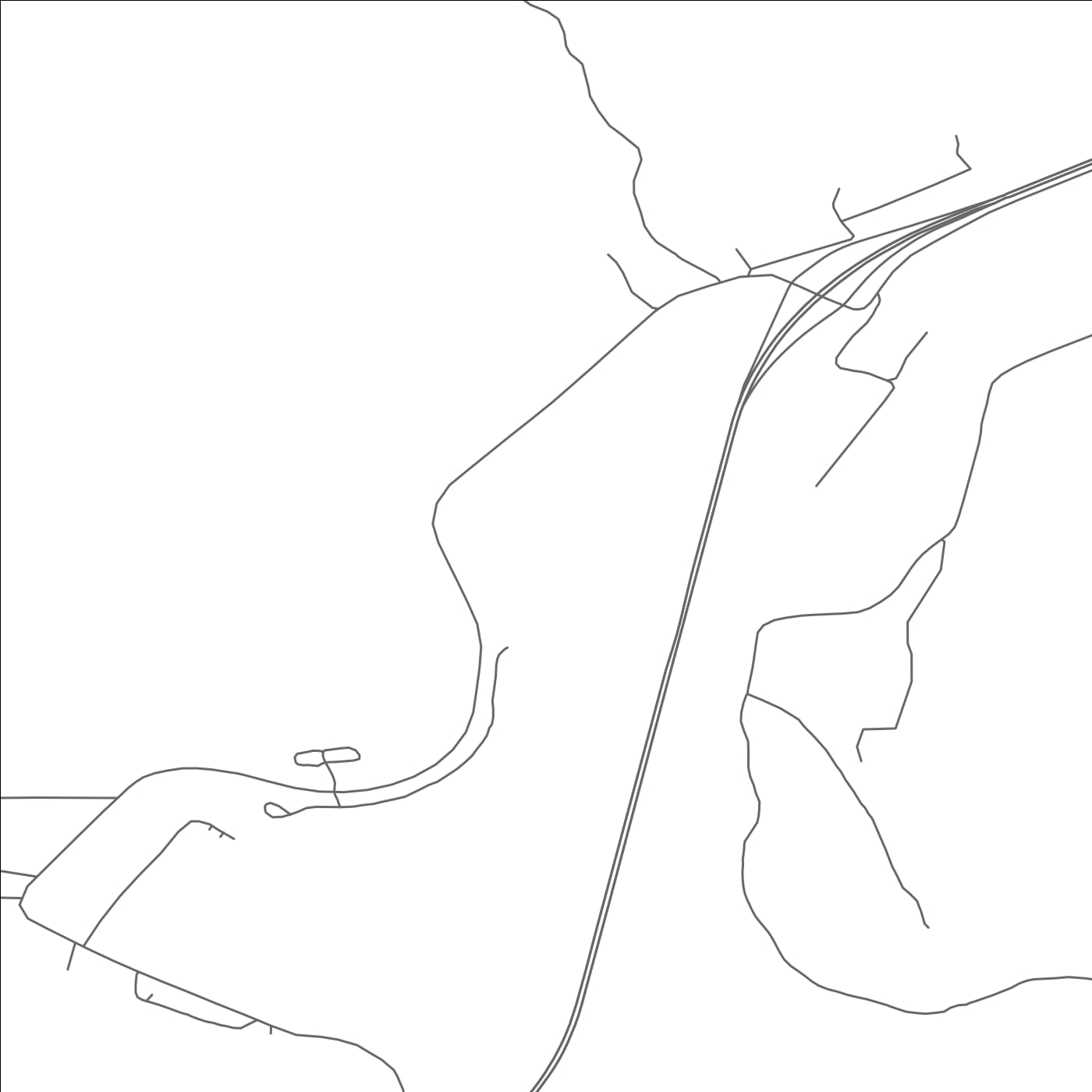 ROAD MAP OF HARDY, MONTANA BY MAPBAKES