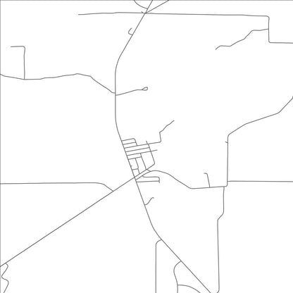 ROAD MAP OF HARRISON, MONTANA BY MAPBAKES