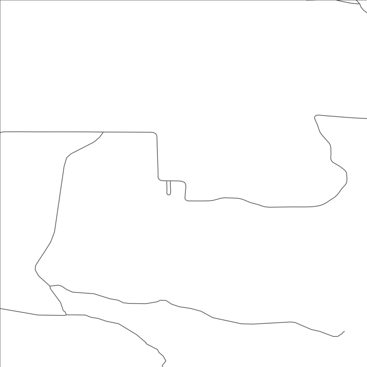 ROAD MAP OF HARTLAND COLONY, MONTANA BY MAPBAKES