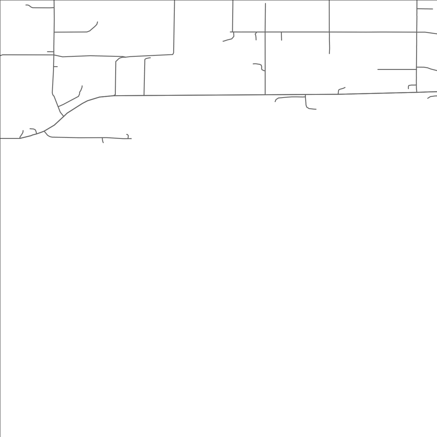 ROAD MAP OF HELENA VALLEY NORTHEAST, MONTANA BY MAPBAKES