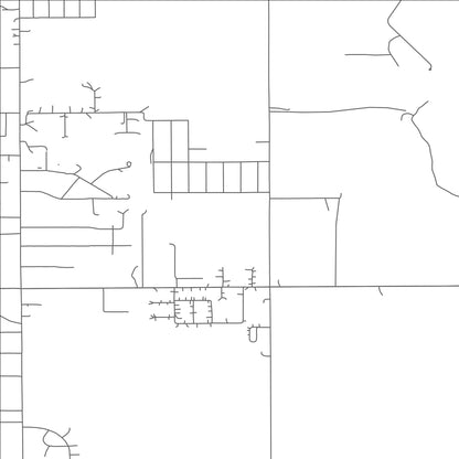 ROAD MAP OF HELENA VALLEY SOUTHEAST, MONTANA BY MAPBAKES