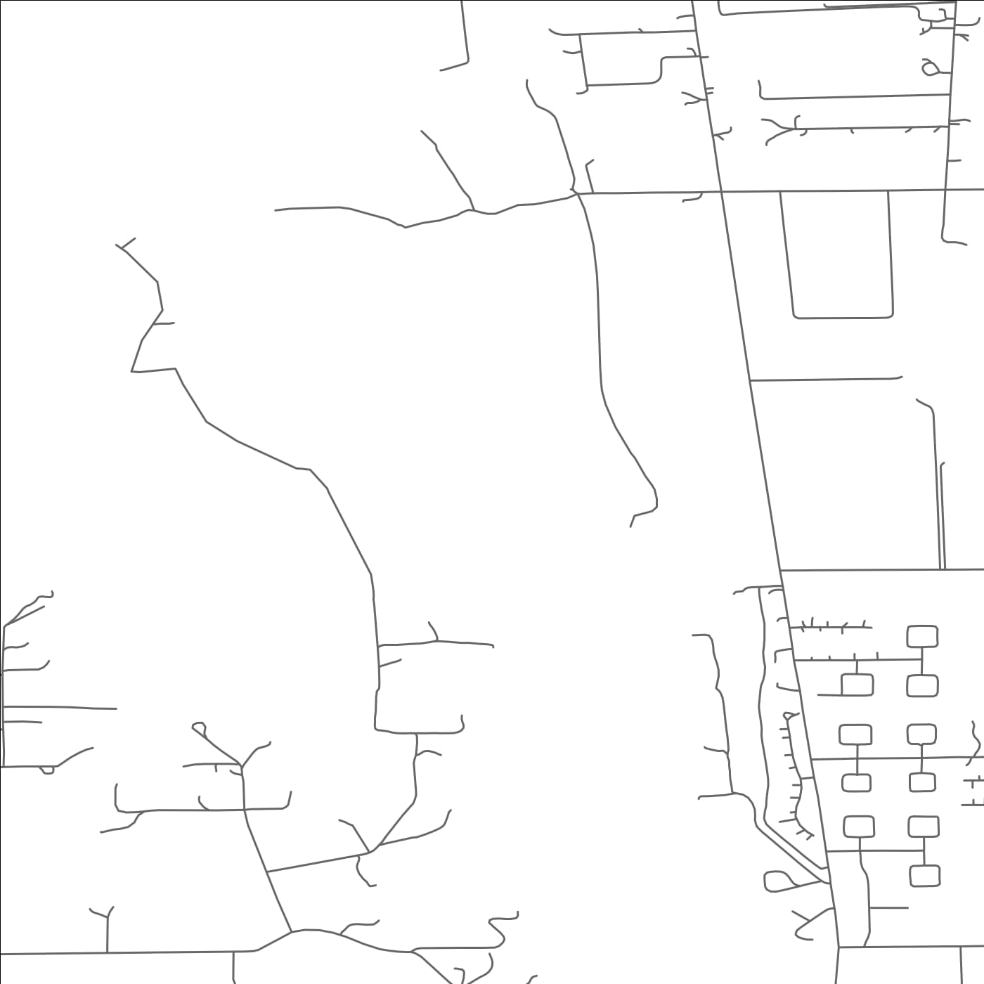 ROAD MAP OF HELENA VALLEY WEST CENTRAL, MONTANA BY MAPBAKES