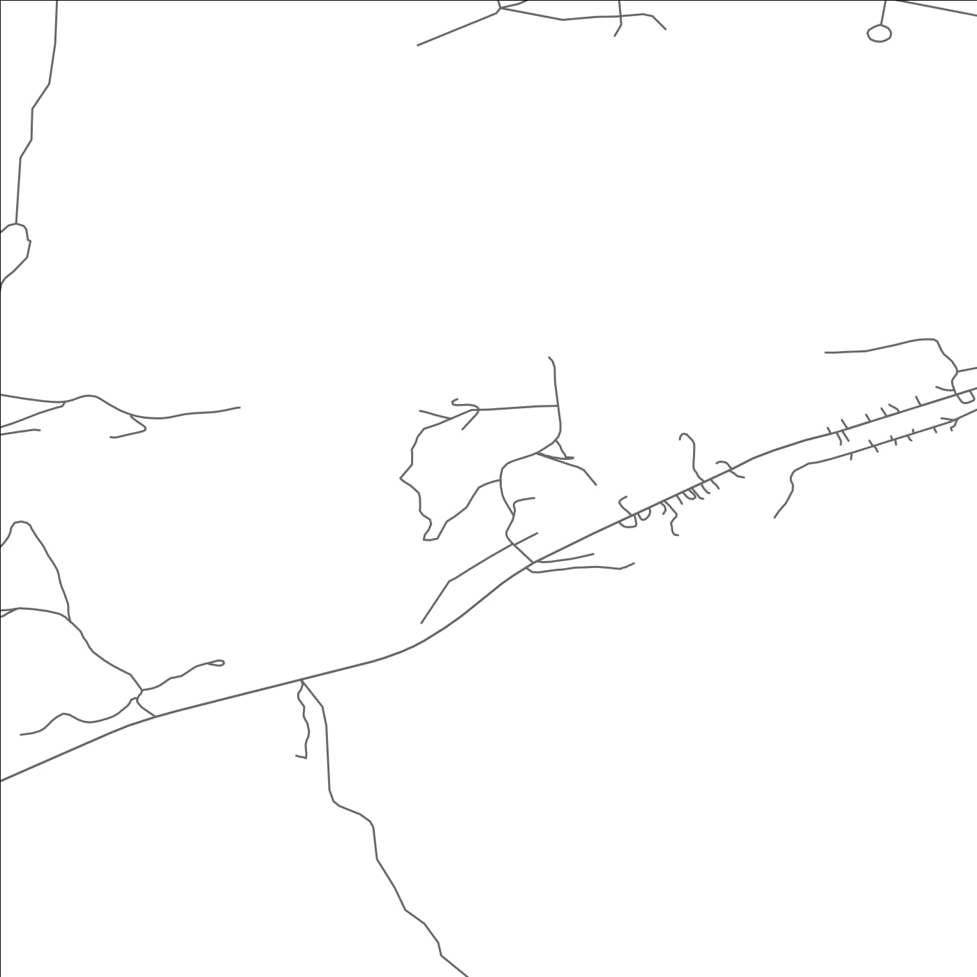 ROAD MAP OF HELENA WEST SIDE, MONTANA BY MAPBAKES