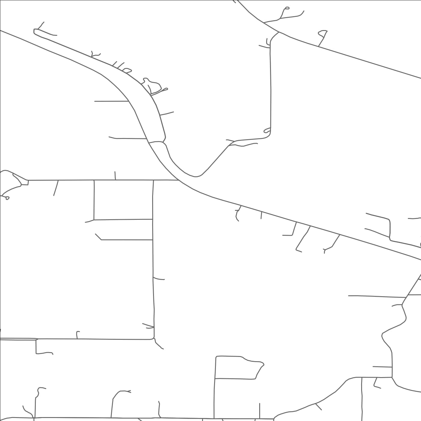 ROAD MAP OF HERON, MONTANA BY MAPBAKES