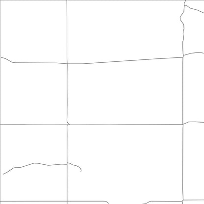 ROAD MAP OF HILLDALE COLONY, MONTANA BY MAPBAKES