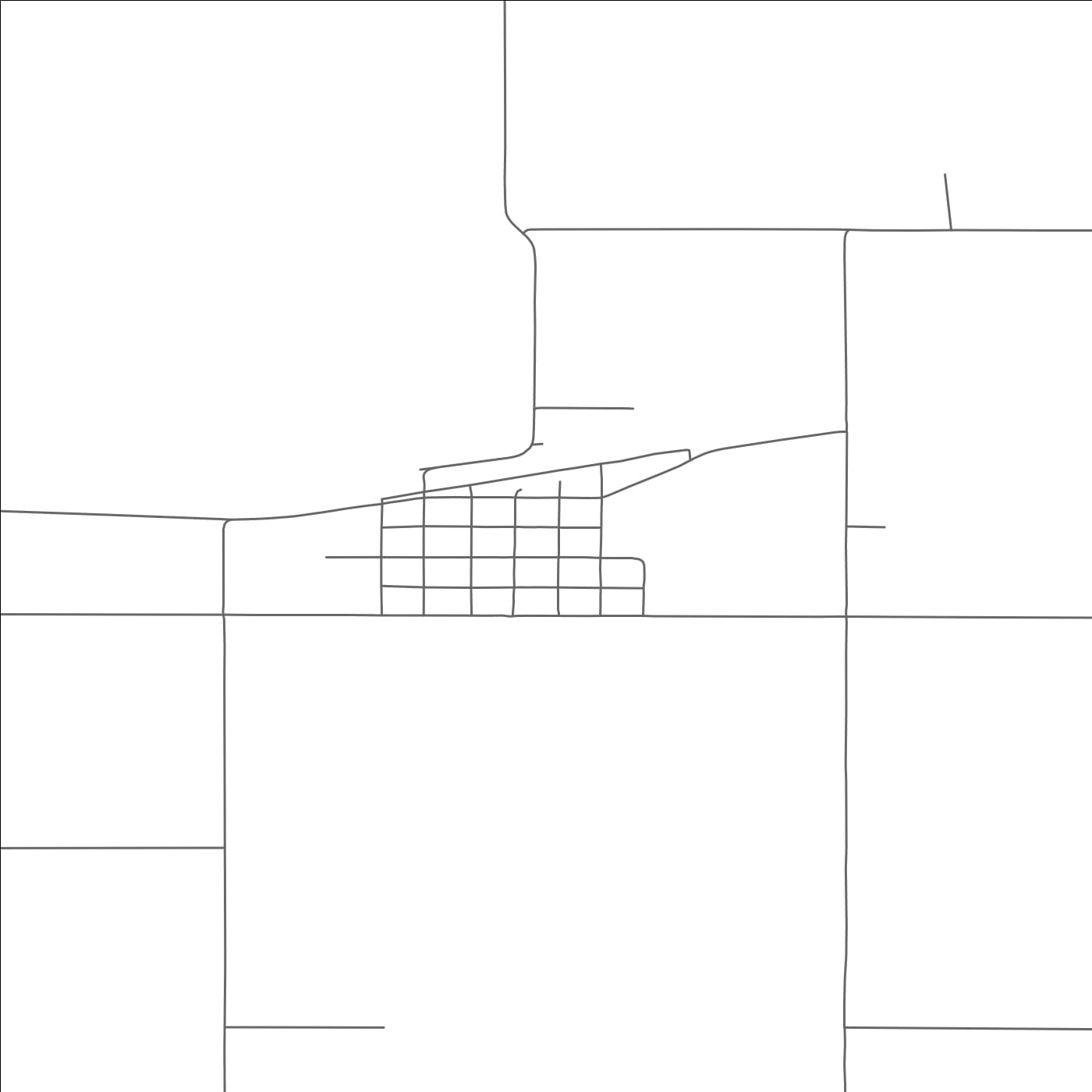 ROAD MAP OF HINGHAM, MONTANA BY MAPBAKES