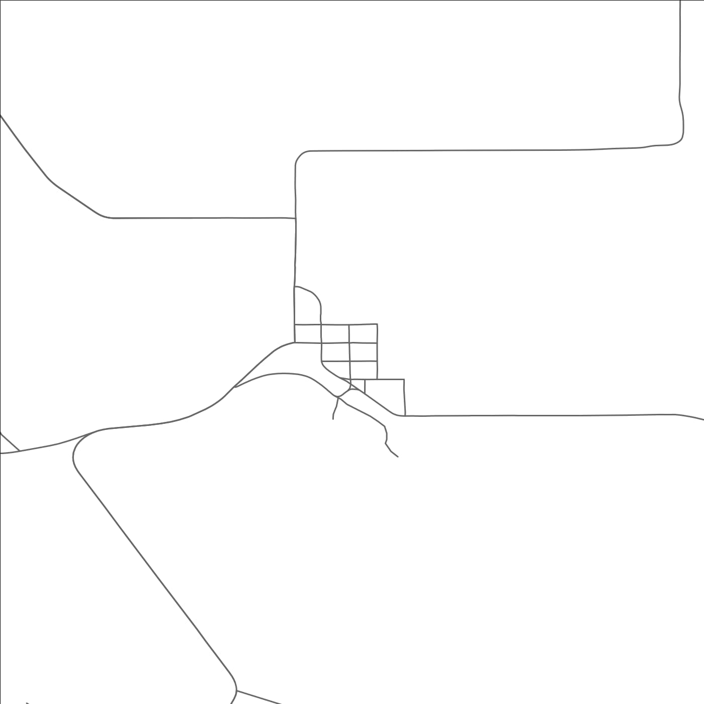 ROAD MAP OF ISMAY, MONTANA BY MAPBAKES