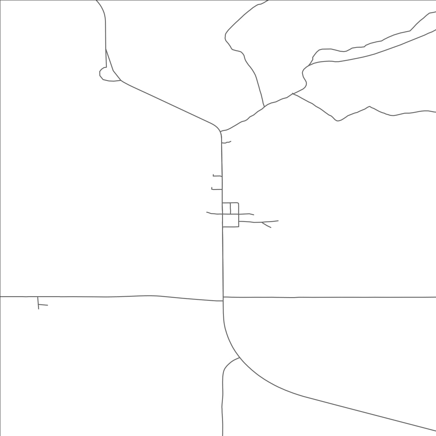 ROAD MAP OF JACKSON, MONTANA BY MAPBAKES