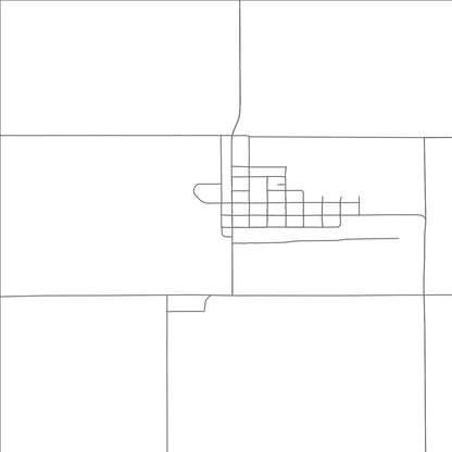 ROAD MAP OF JOPLIN, MONTANA BY MAPBAKES