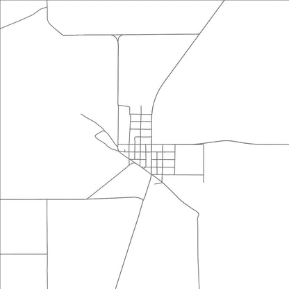 ROAD MAP OF JUDITH GAP, MONTANA BY MAPBAKES