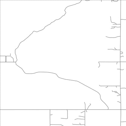 ROAD MAP OF KICKING HORSE, MONTANA BY MAPBAKES