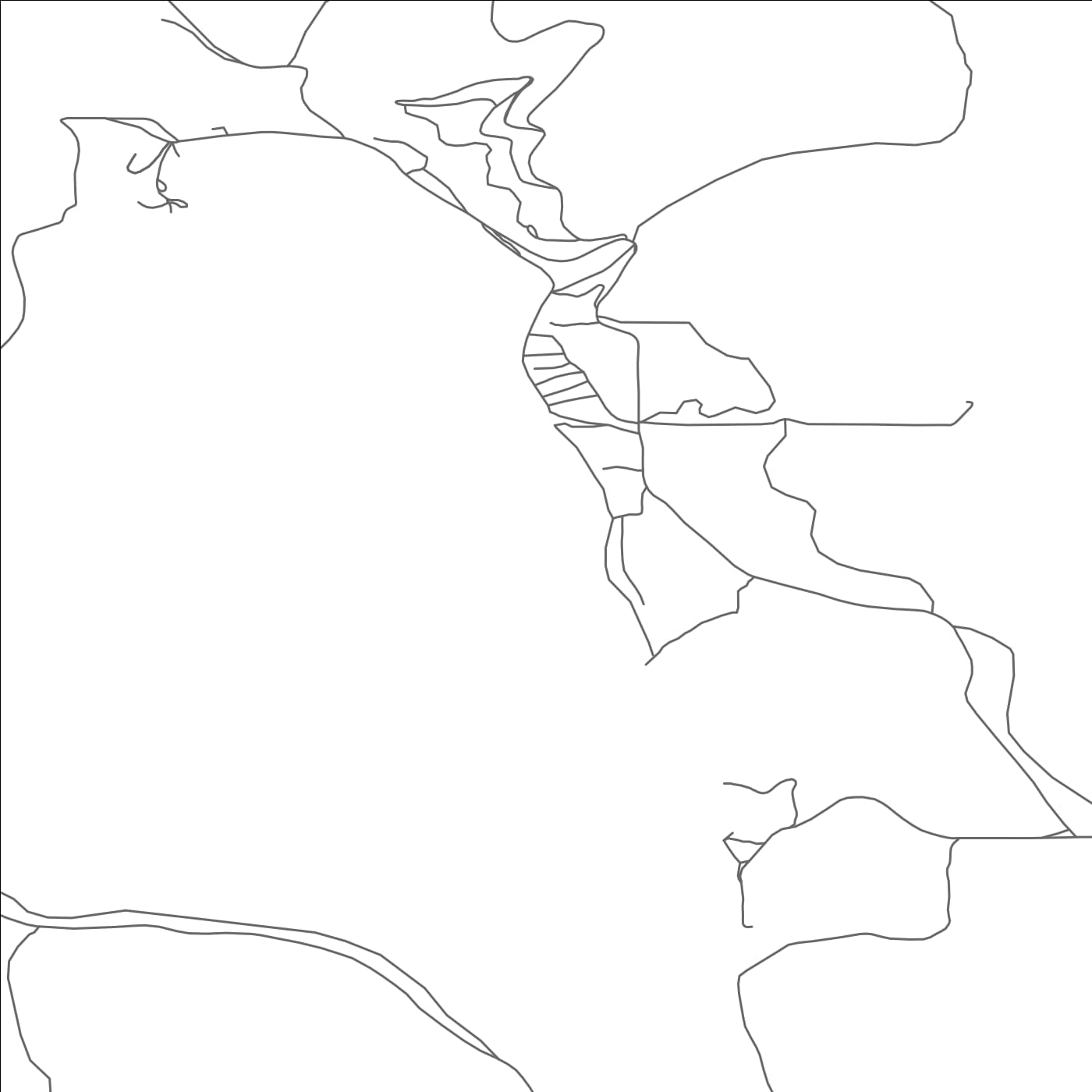 ROAD MAP OF LAKE MARY RONAN, MONTANA BY MAPBAKES