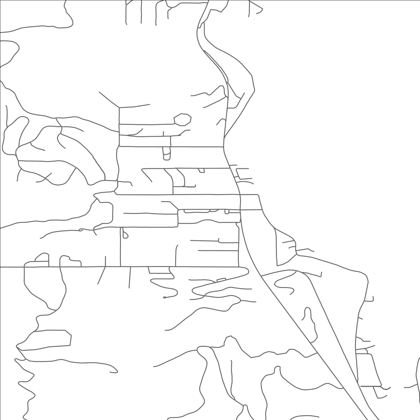 ROAD MAP OF LAKESIDE, MONTANA BY MAPBAKES