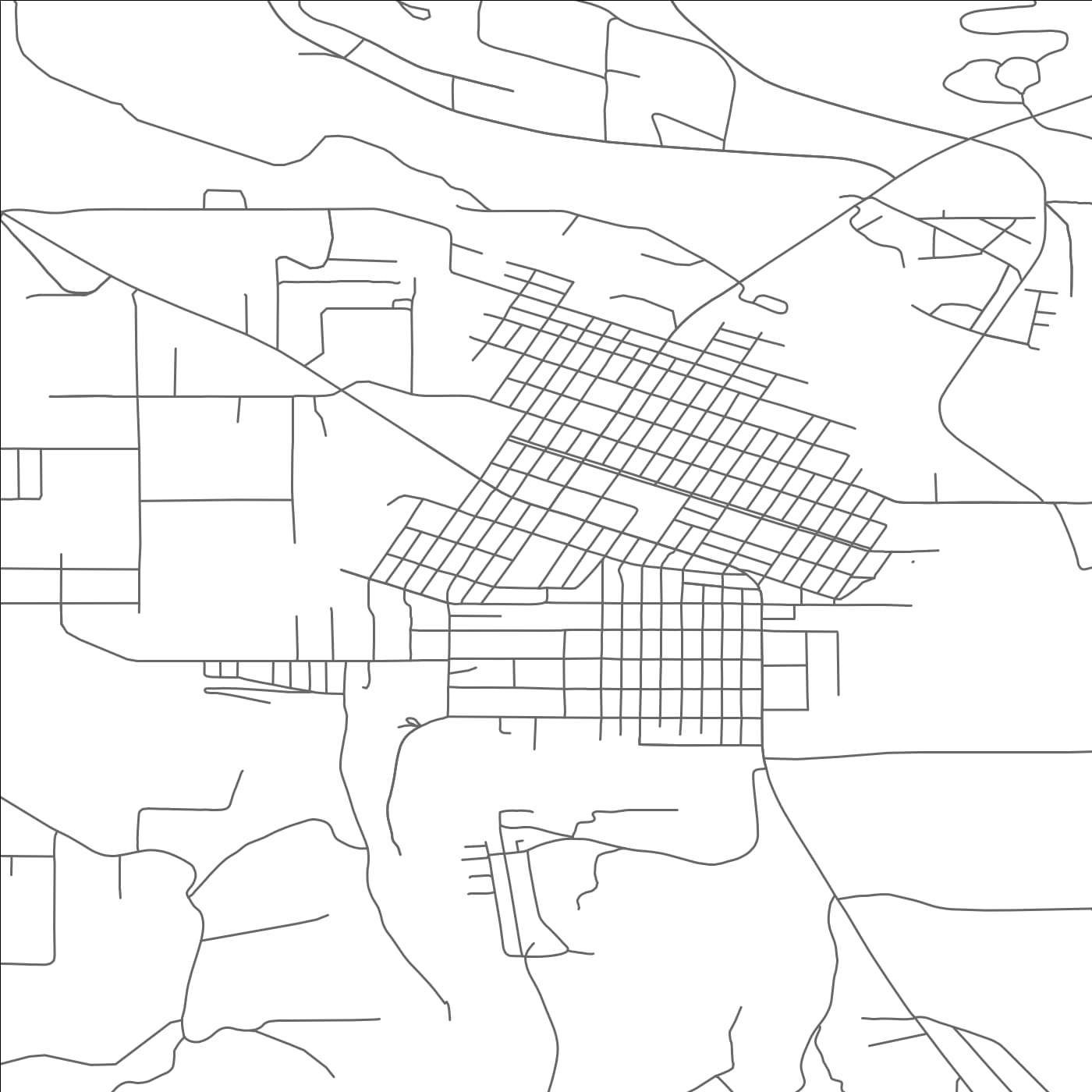 ROAD MAP OF LIBBY, MONTANA BY MAPBAKES