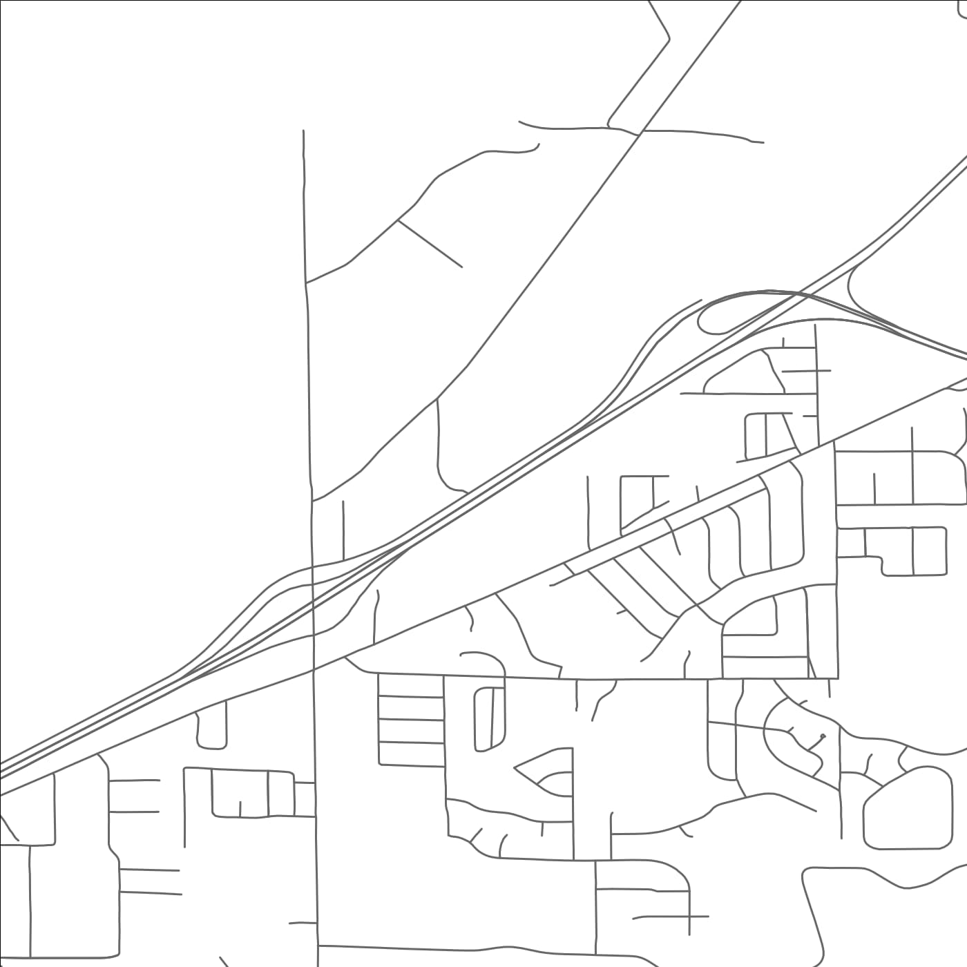 ROAD MAP OF LOCKWOOD, MONTANA BY MAPBAKES