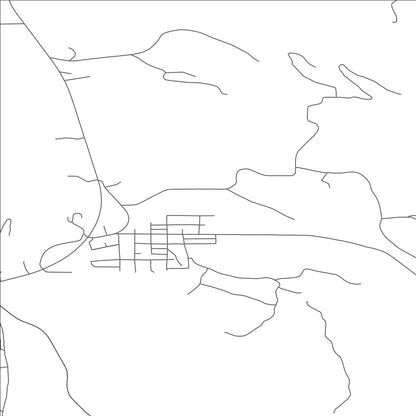 ROAD MAP OF MARTIN CITY, MONTANA BY MAPBAKES