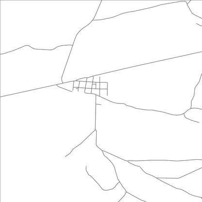 ROAD MAP OF MARTINSDALE, MONTANA BY MAPBAKES