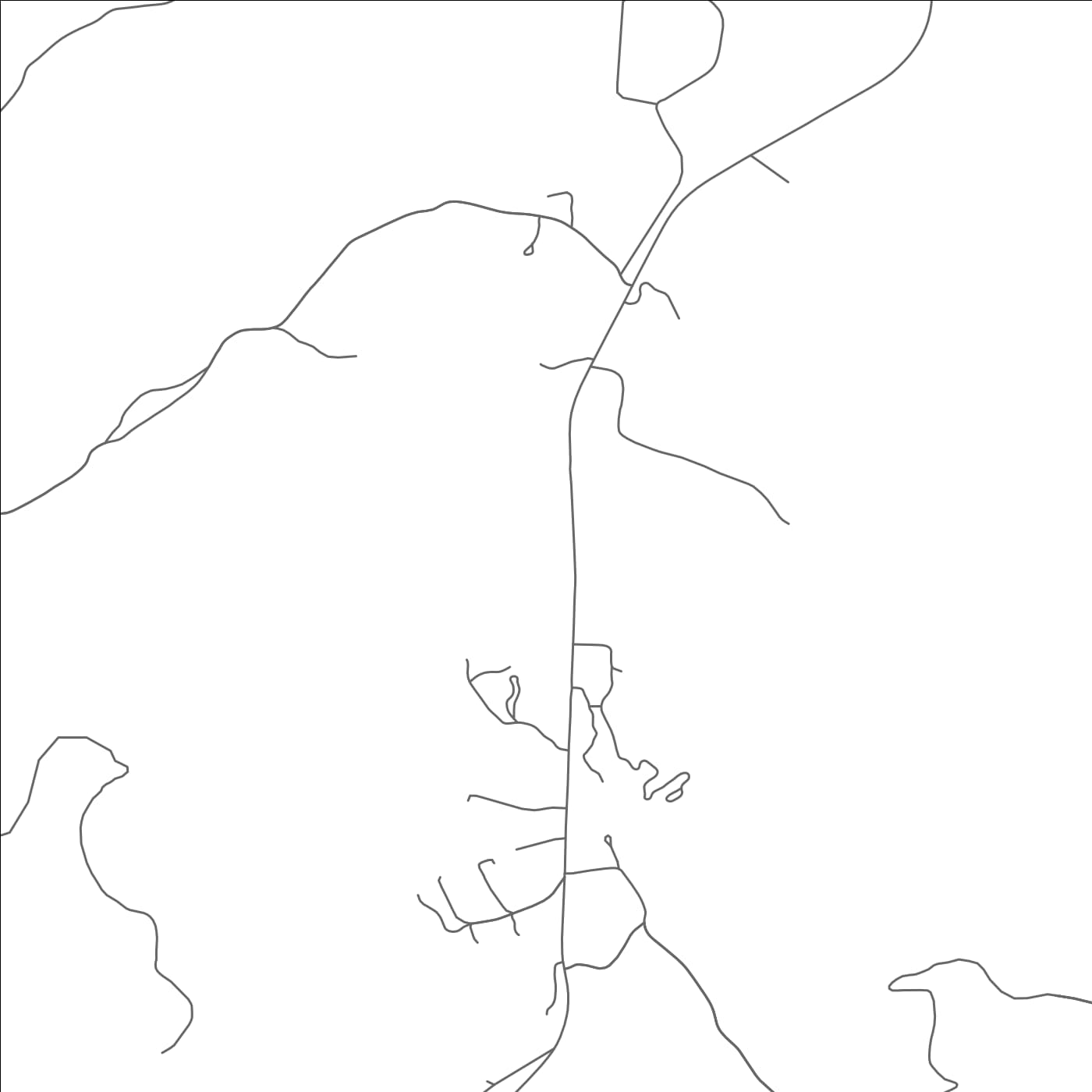 ROAD MAP OF MAXVILLE, MONTANA BY MAPBAKES