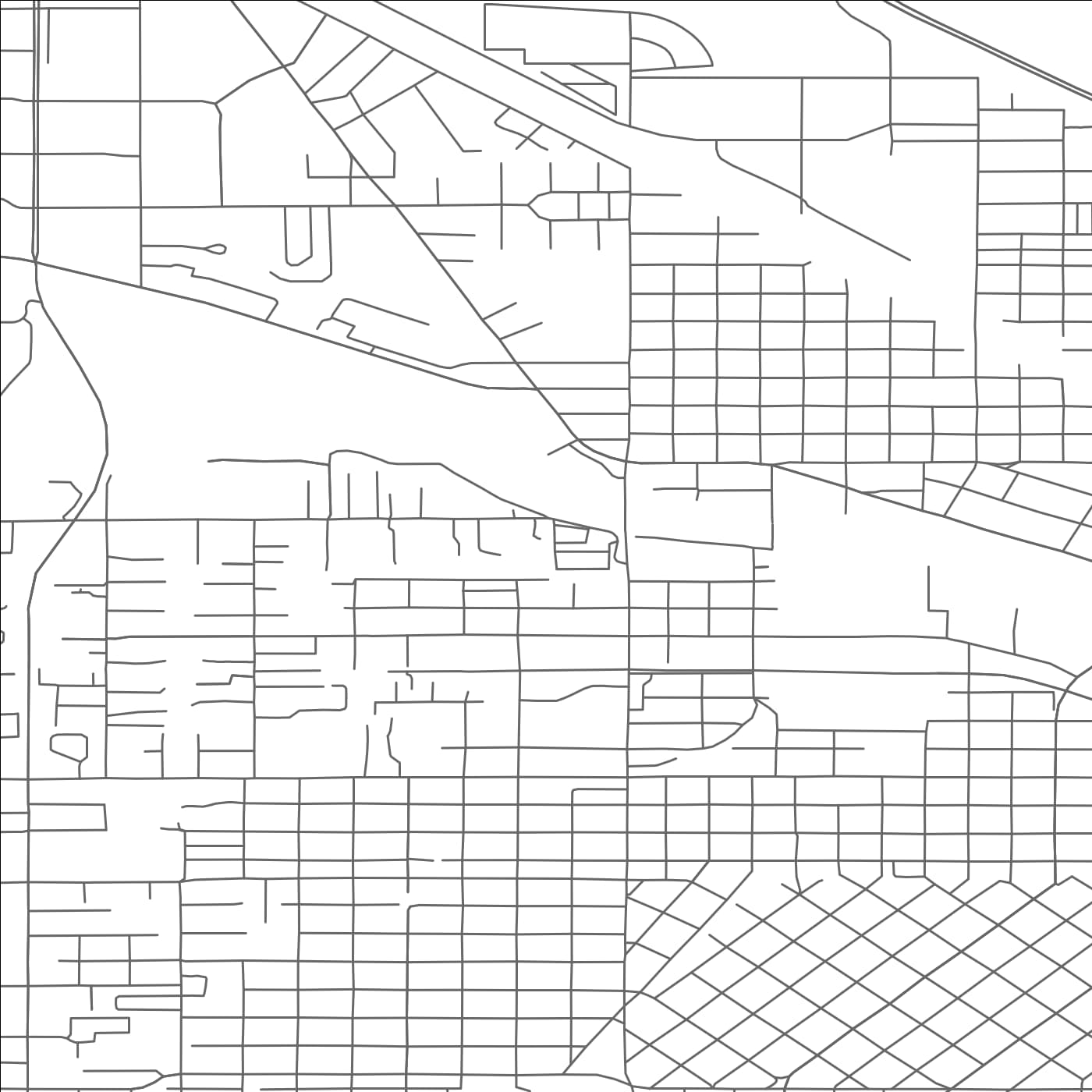 ROAD MAP OF MISSOULA, MONTANA BY MAPBAKES