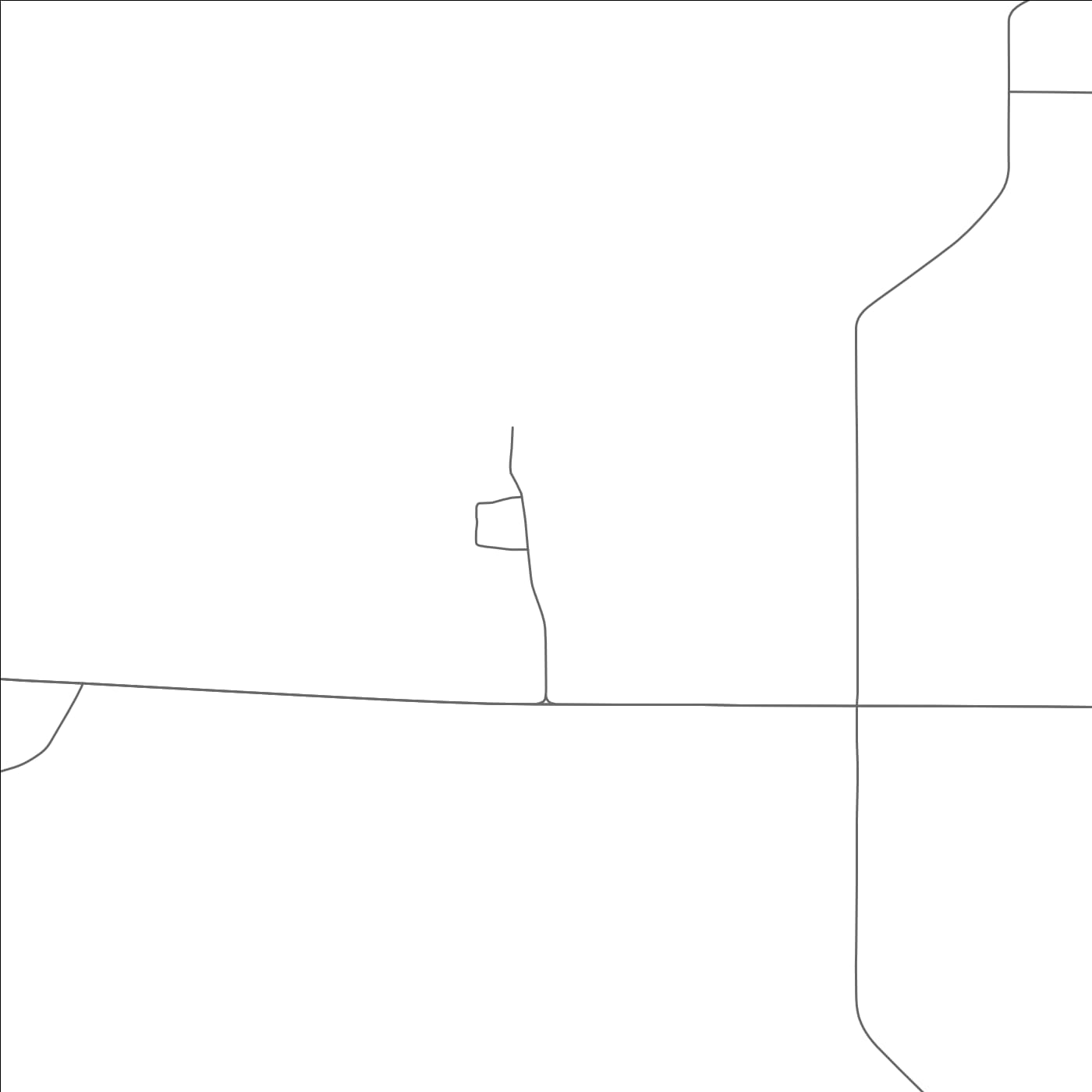 ROAD MAP OF NEW MIAMI COLONY, MONTANA BY MAPBAKES