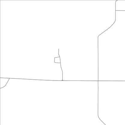 ROAD MAP OF NEW MIAMI COLONY, MONTANA BY MAPBAKES