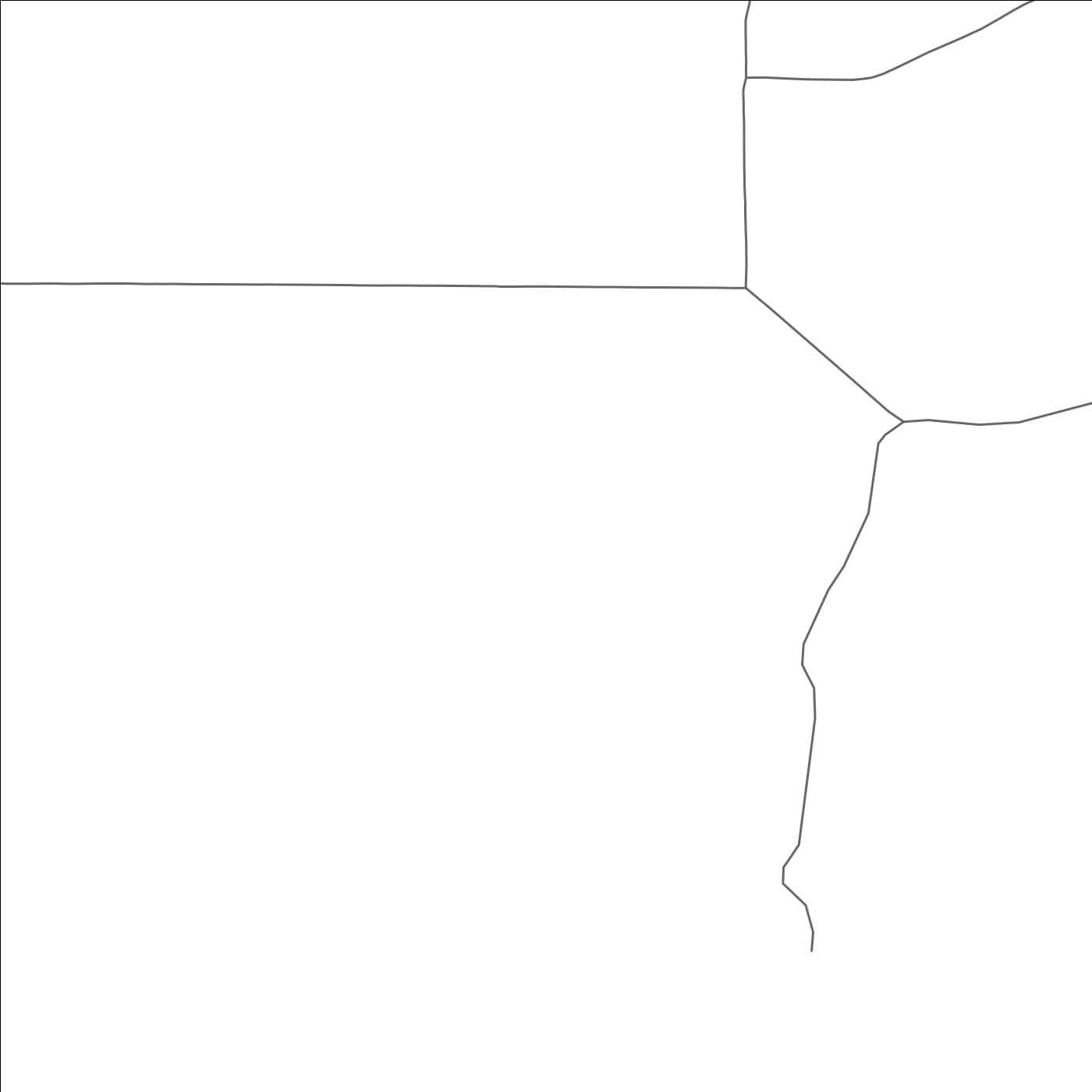 ROAD MAP OF NEW ROCKPORT COLONY, MONTANA BY MAPBAKES