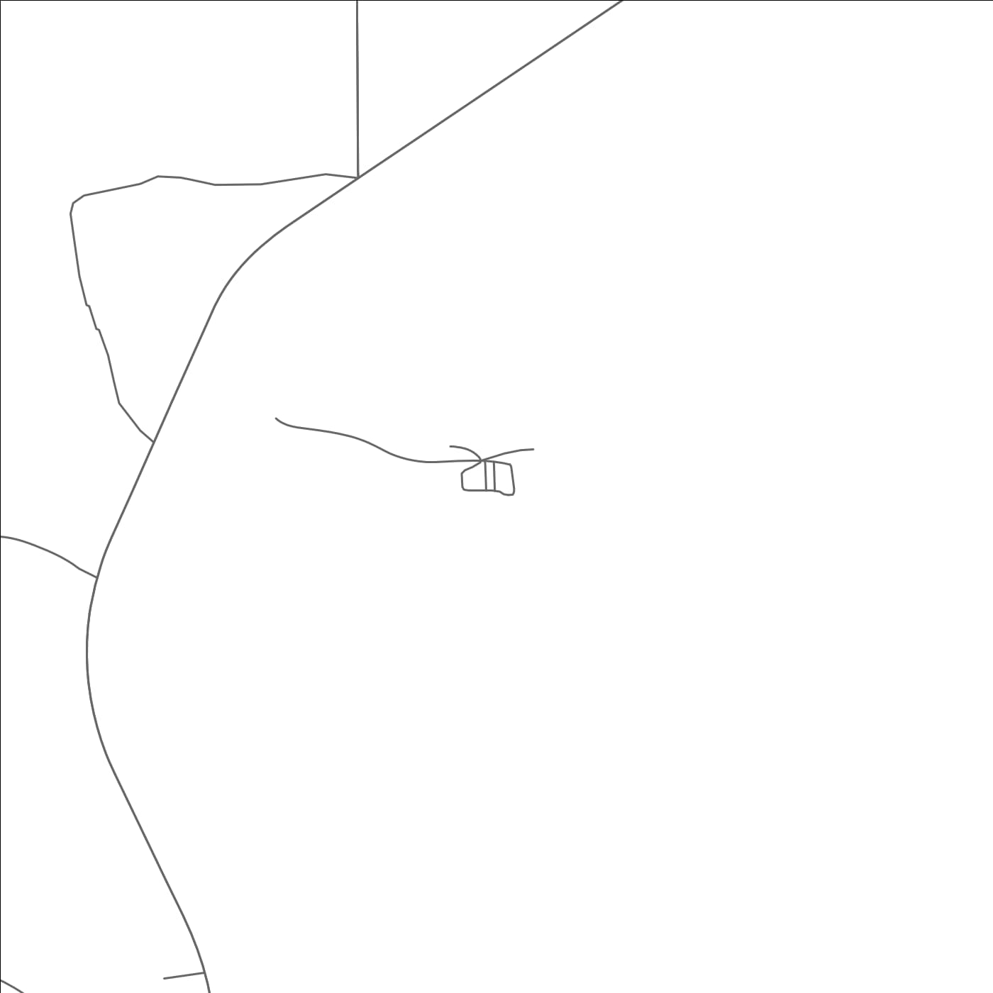 ROAD MAP OF NORTH HARLEM COLONY, MONTANA BY MAPBAKES