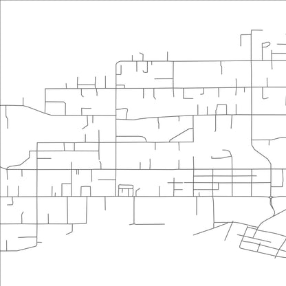 ROAD MAP OF ORCHARD HOMES, MONTANA BY MAPBAKES