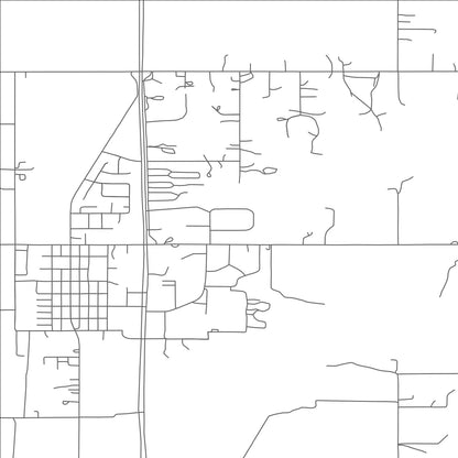 ROAD MAP OF PABLO, MONTANA BY MAPBAKES