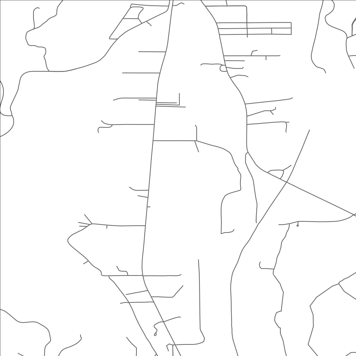 ROAD MAP OF PIONEER JUNCTION, MONTANA BY MAPBAKES