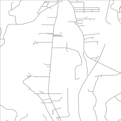 ROAD MAP OF PIONEER JUNCTION, MONTANA BY MAPBAKES