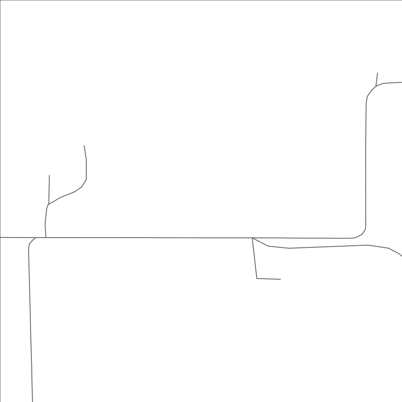 ROAD MAP OF PLEASANT VALLEY COLONY, MONTANA BY MAPBAKES