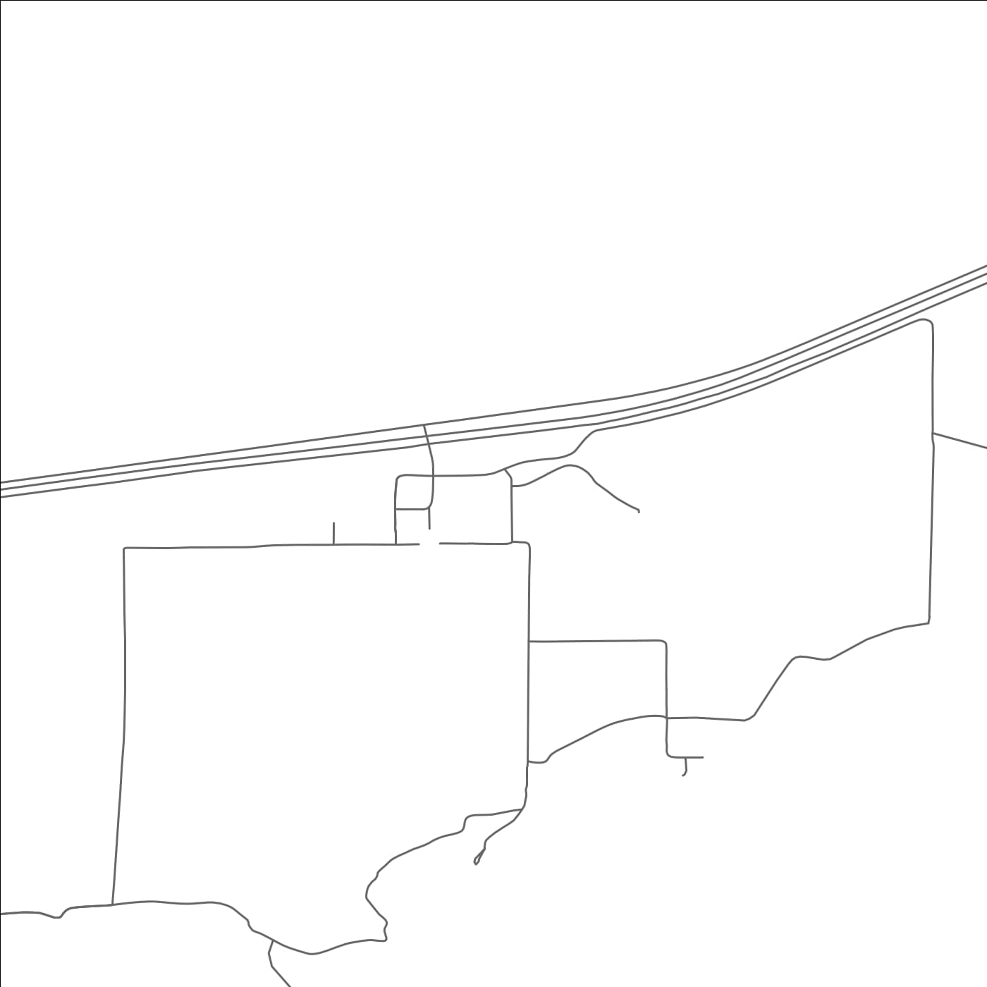 ROAD MAP OF POMPEYS PILLAR, MONTANA BY MAPBAKES