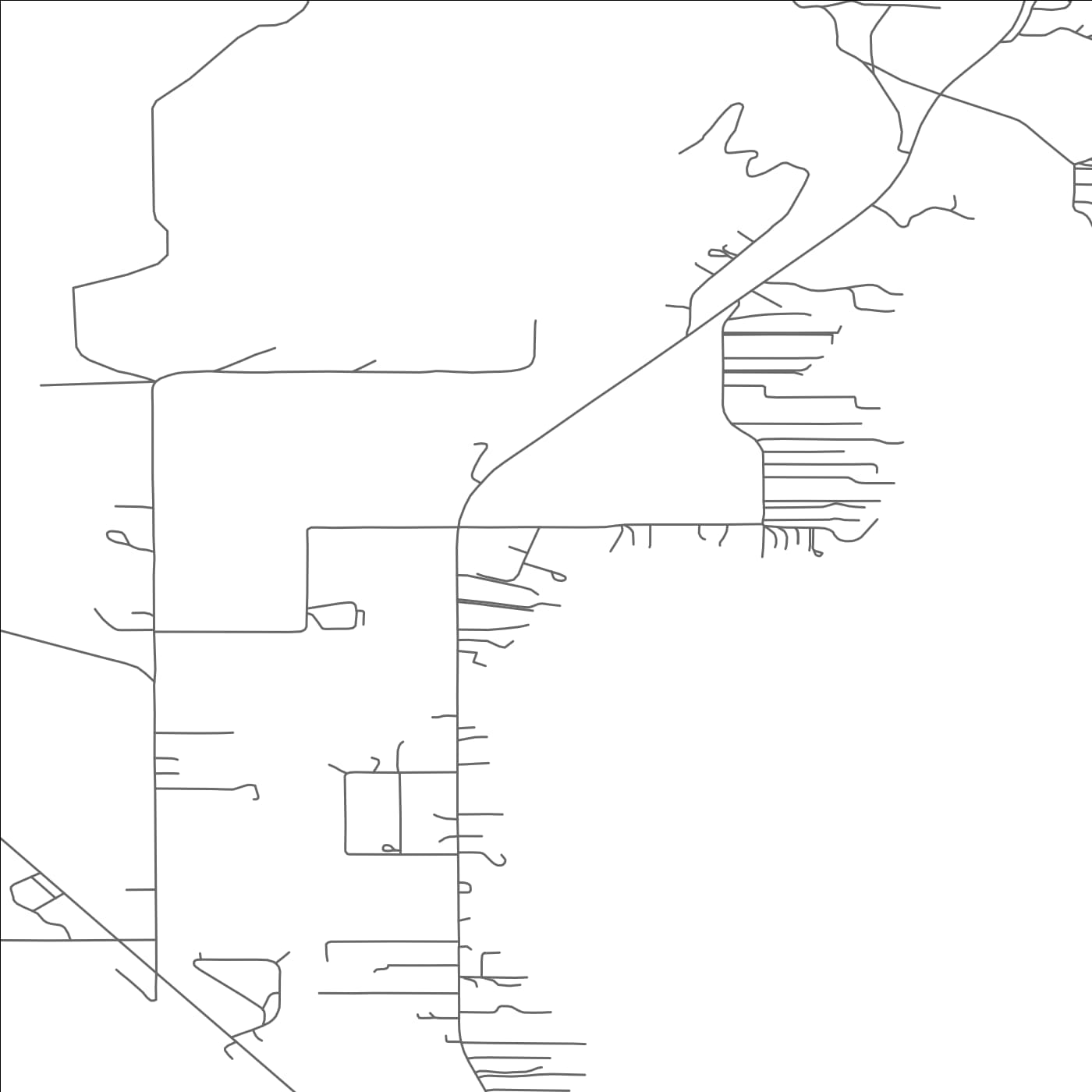 ROAD MAP OF ROCKY POINT, MONTANA BY MAPBAKES