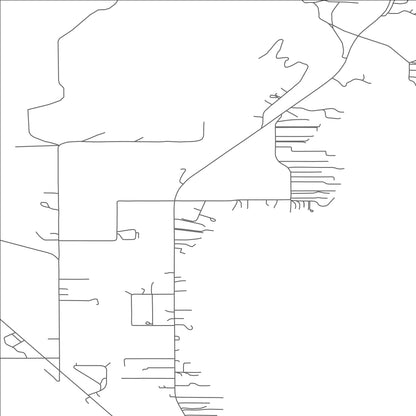 ROAD MAP OF ROCKY POINT, MONTANA BY MAPBAKES