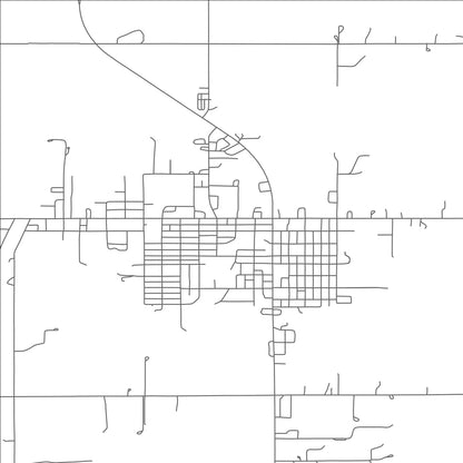 ROAD MAP OF RONAN, MONTANA BY MAPBAKES