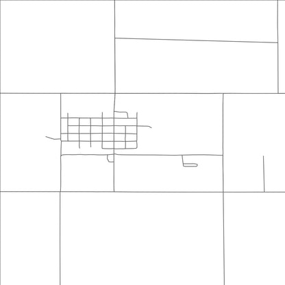 ROAD MAP OF RUDYARD, MONTANA BY MAPBAKES