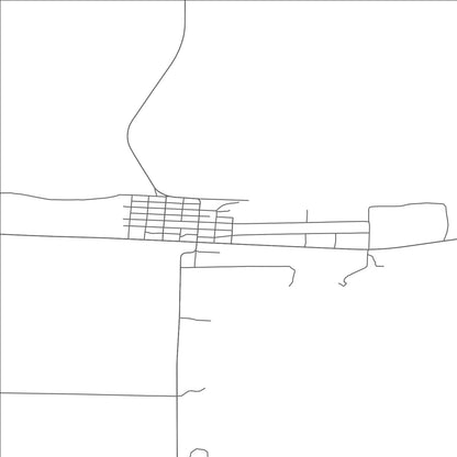 ROAD MAP OF RYEGATE, MONTANA BY MAPBAKES