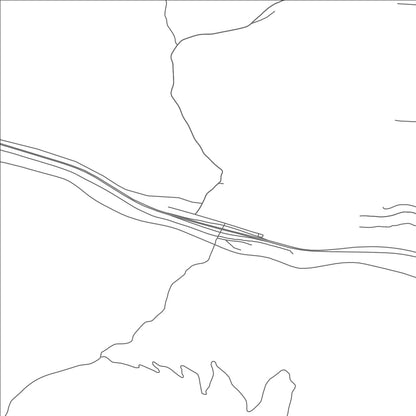 ROAD MAP OF SALTESE, MONTANA BY MAPBAKES