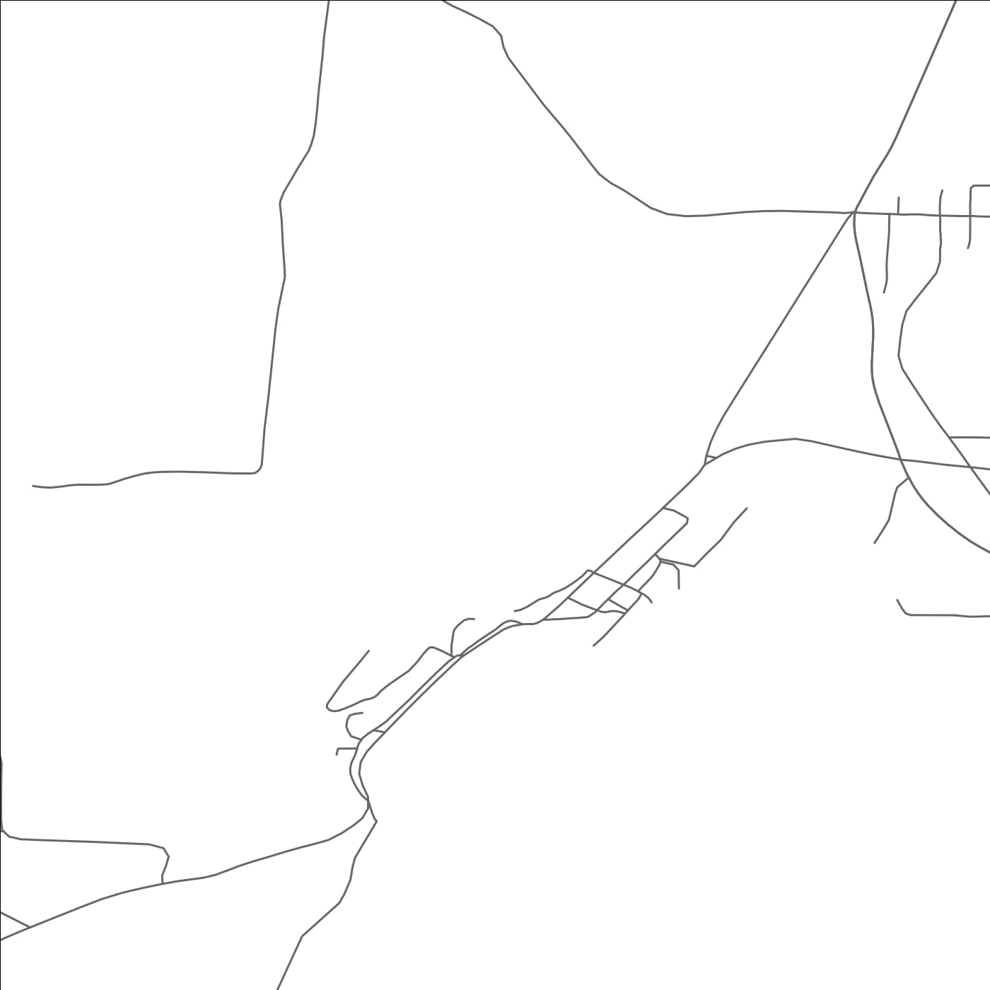 ROAD MAP OF SAND COULEE, MONTANA BY MAPBAKES