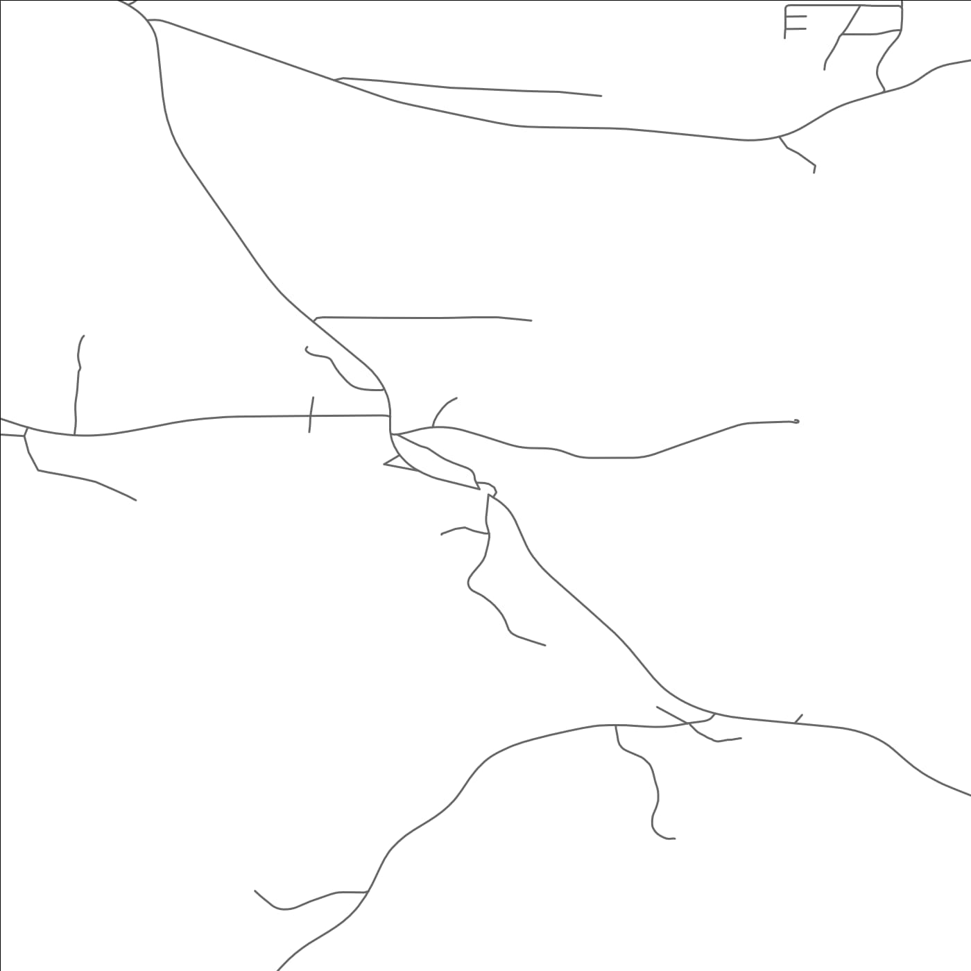 ROAD MAP OF SANGREY, MONTANA BY MAPBAKES