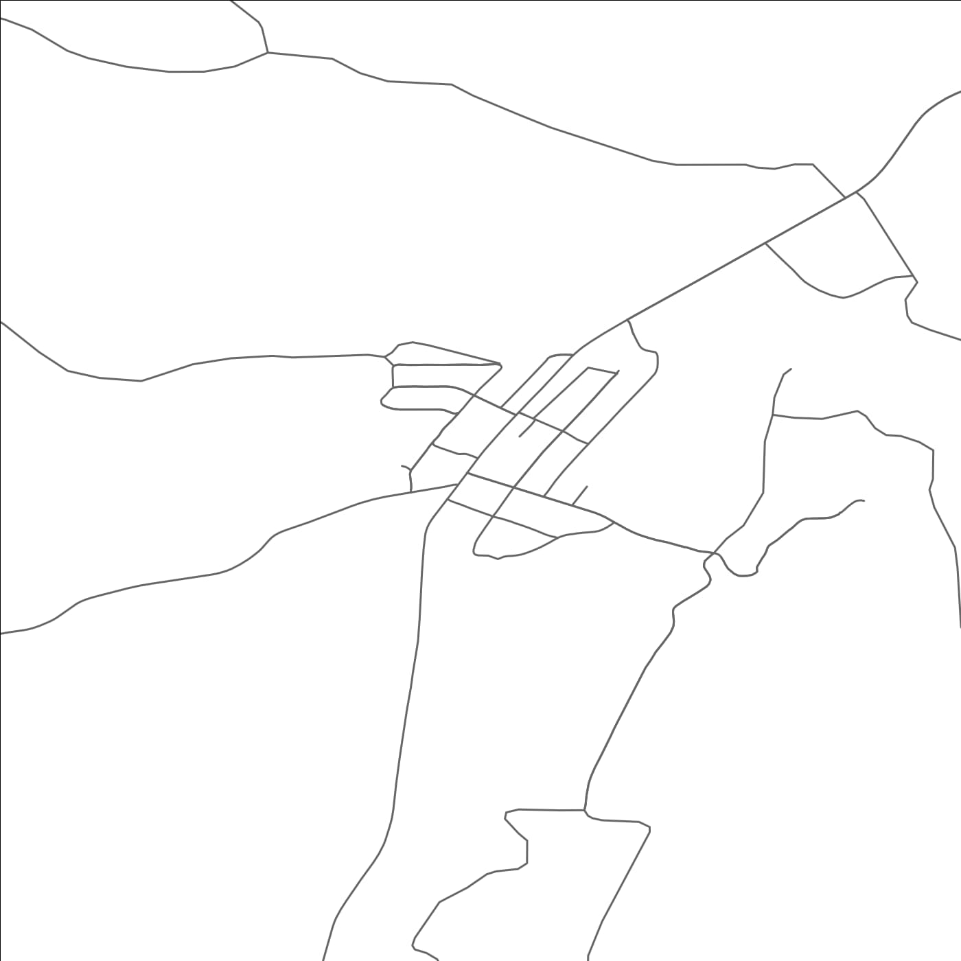 ROAD MAP OF SAPPHIRE RIDGE, MONTANA BY MAPBAKES