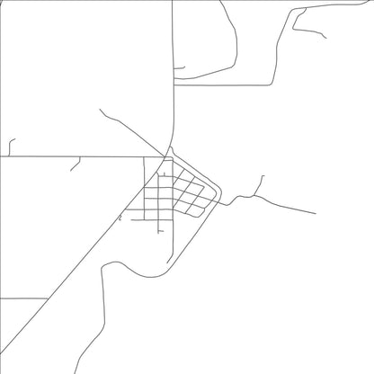 ROAD MAP OF SAVAGE, MONTANA BY MAPBAKES