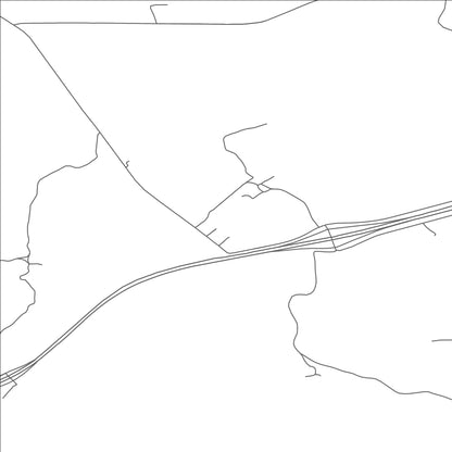 ROAD MAP OF SPRINGDALE, MONTANA BY MAPBAKES