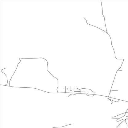 ROAD MAP OF STARR SCHOOL, MONTANA BY MAPBAKES