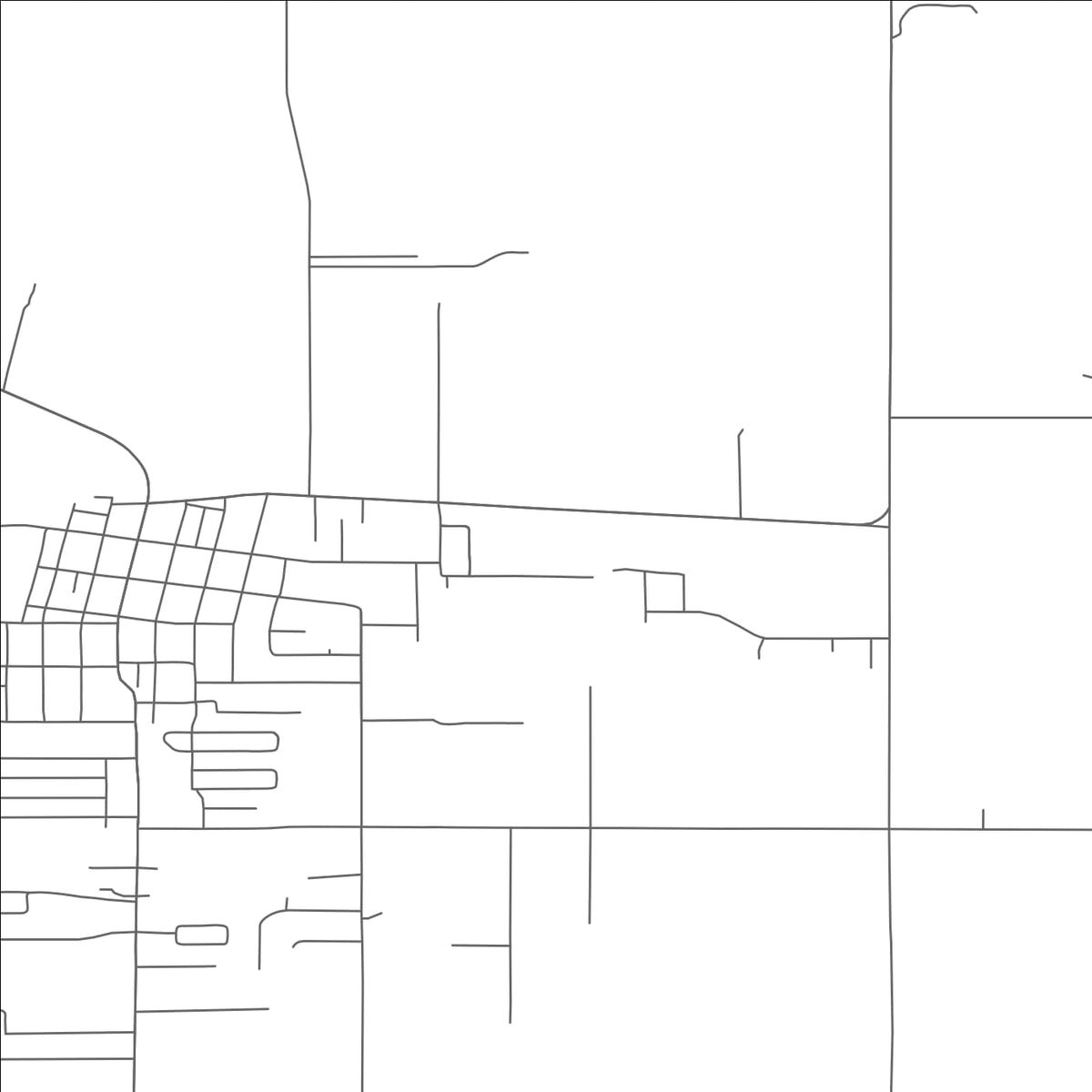 ROAD MAP OF STEVENSVILLE, MONTANA BY MAPBAKES