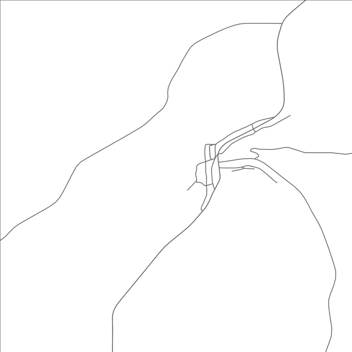 ROAD MAP OF STOCKETT, MONTANA BY MAPBAKES