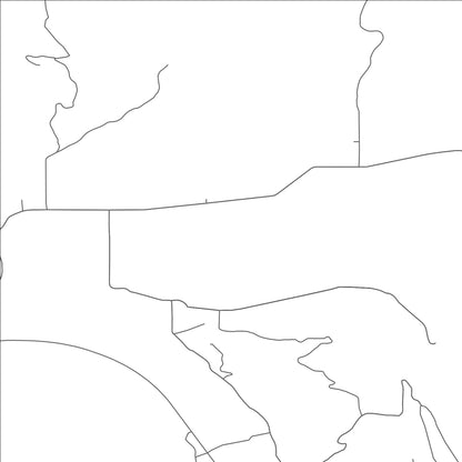 ROAD MAP OF SULA, MONTANA BY MAPBAKES