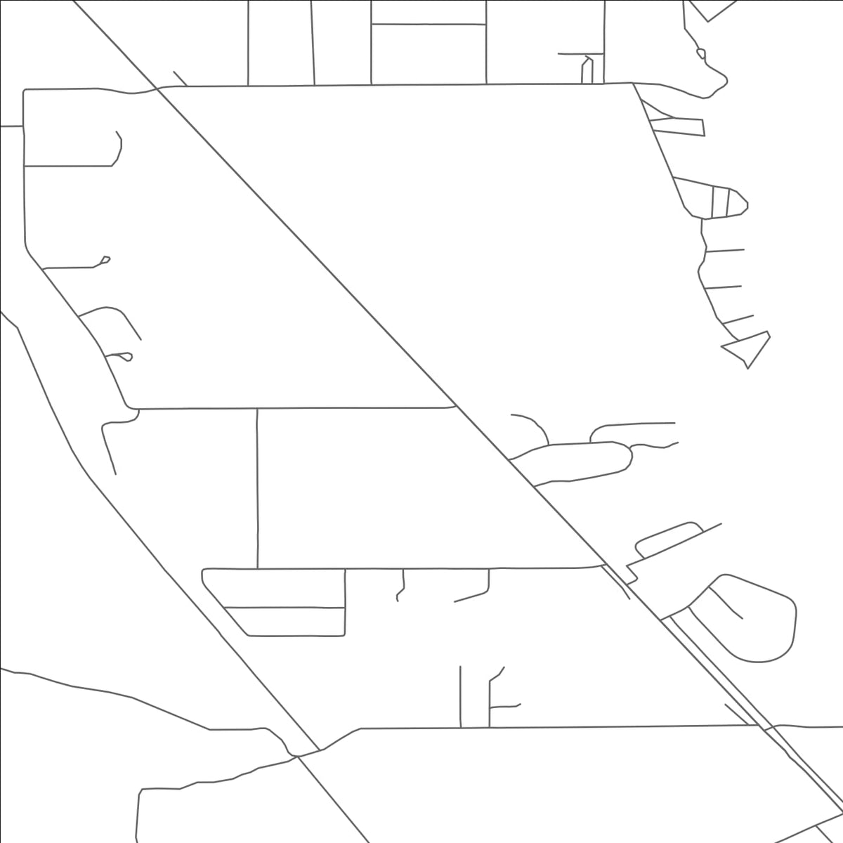 ROAD MAP OF THE SILOS, MONTANA BY MAPBAKES