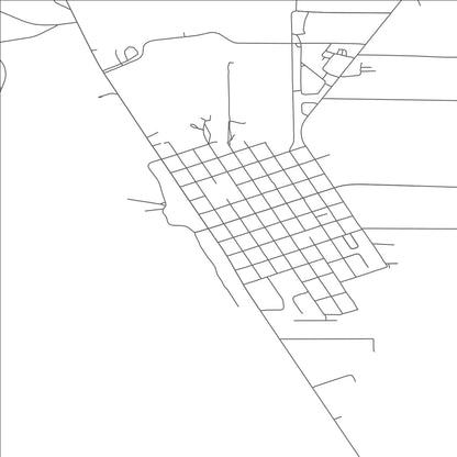 ROAD MAP OF TOWNSEND, MONTANA BY MAPBAKES